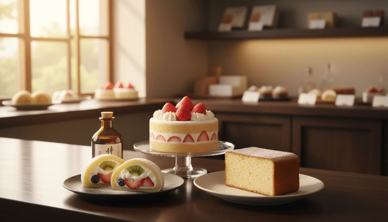 フルーツと生クリームを包んだ大福